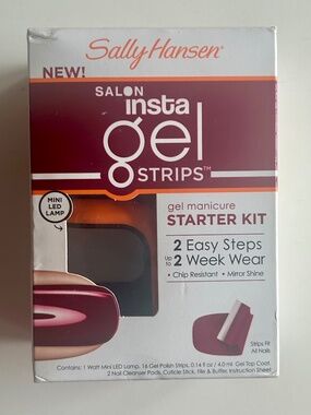 NEW Sally Hansen Insta Gel Strips Starter Kit in “Wine Not”